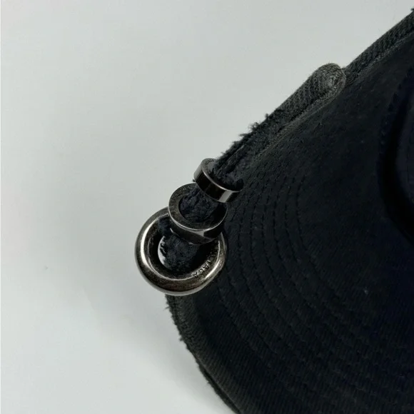 Balenciaga SS23 Black Piercing Distressed Cap - Picture 7 of 10